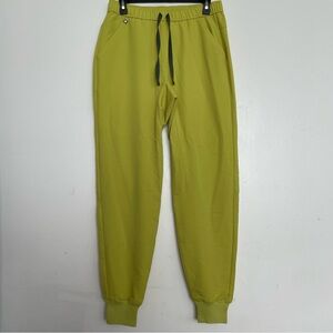 Men’s FIGS Tansen Jogger Scrub Pants Limeade 4019 Size Small